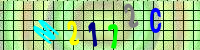 Blue Captcha Image