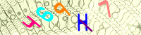 Blue Captcha Image