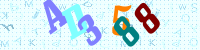 Blue Captcha Image