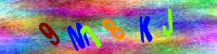 Blue Captcha Image