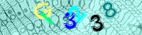 Blue Captcha Image