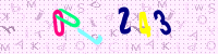 Blue Captcha Image