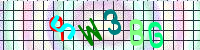 Blue Captcha Image