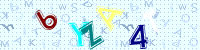 Blue Captcha Image