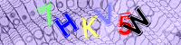 Blue Captcha Image