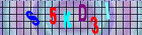 Blue Captcha Image