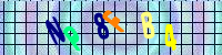 Blue Captcha Image