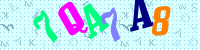 Blue Captcha Image