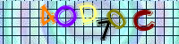 Blue Captcha Image