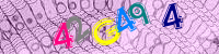 Blue Captcha Image