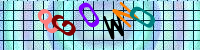 Blue Captcha Image