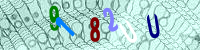 Blue Captcha Image