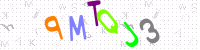 Blue Captcha Image