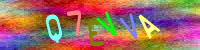 Blue Captcha Image