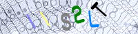Blue Captcha Image