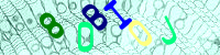 Blue Captcha Image
