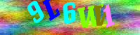 Blue Captcha Image
