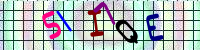 Blue Captcha Image