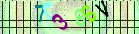 Blue Captcha Image