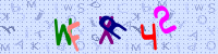 Blue Captcha Image