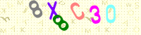 Blue Captcha Image