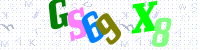 Blue Captcha Image