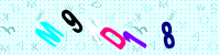 Blue Captcha Image
