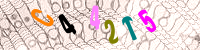 Blue Captcha Image