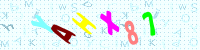 Blue Captcha Image