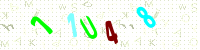 Blue Captcha Image