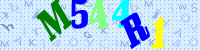 Blue Captcha Image
