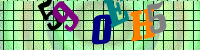 Blue Captcha Image