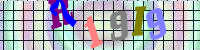 Blue Captcha Image