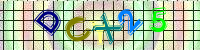 Blue Captcha Image