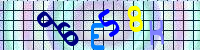 Blue Captcha Image