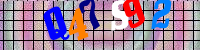Blue Captcha Image