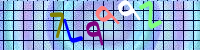 Blue Captcha Image