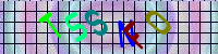Blue Captcha Image