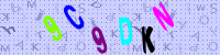 Blue Captcha Image