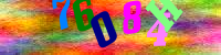 Blue Captcha Image