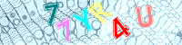 Blue Captcha Image