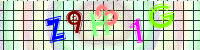 Blue Captcha Image