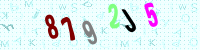 Blue Captcha Image