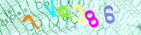 Blue Captcha Image
