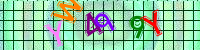 Blue Captcha Image
