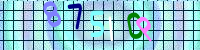 Blue Captcha Image