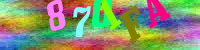 Blue Captcha Image