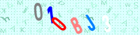 Blue Captcha Image