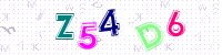 Blue Captcha Image