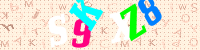 Blue Captcha Image